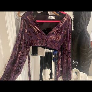 Bohemian top from tiger mist